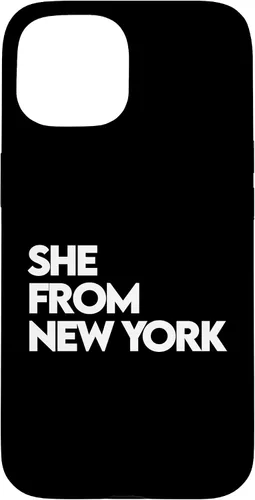 Vista 6 de She from New York Shirt, She's from NY NYC, Bronx, 713 832 Case for iPhone 17