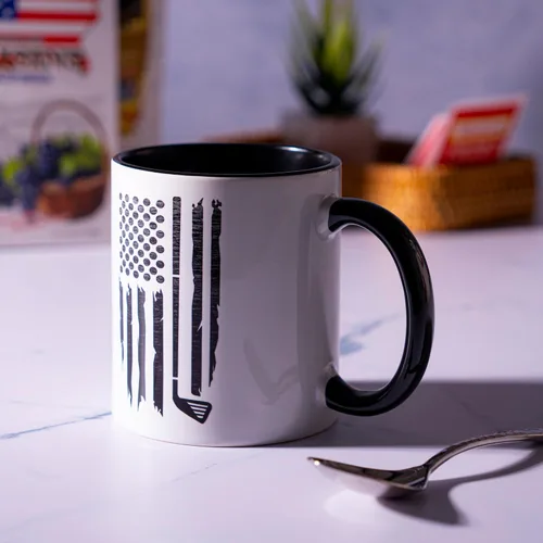 Vista 4 de decorluxes Regalos de golf para papá, taza de cerámica de 11 onzas, taza para el mejor papá por par, divertido regalo de golf para hombres, marido