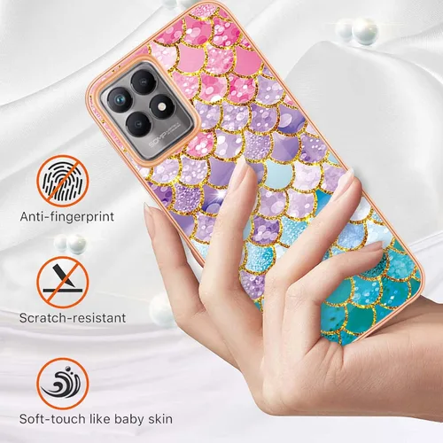 Vista 1244 de Funda compatible con Nothing Phone 1, compatible con Nothing Phone One A063 para teléfono móvil TPU funda FLP
