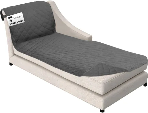 Vista 13 de Sofa Shield - Funda para sofá Loveseat con correa patentada, protector de cojín, funda reversible diseñada en EE. UU. resistente a manchas