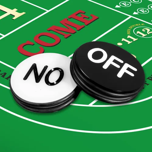 Vista 6 de GSE 3" Double-Sided Casino Grade Acrylic Craps ON/Off Puck Buttons 1 unidad