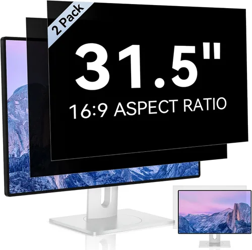 Vista 17 de Pantalla magnética de privacidad para MacBook Pro de 13 pulgadas (2016-2022, M1, M2), filtro de luz azul antirreflejos con cubierta de cámara