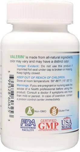 Vista 3 de Wonder Laboratories Relajante natural de valeriana para alivio de tensión, alivio del estrés, calambres en las piernas y otros calambres musculares
