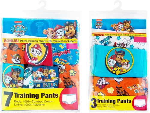 Vista 4 de Paw Patrol Kit de entrenamiento para ir al baño para bebés y niños pequeños con calcomanías y tabla de seguimiento en tamaños 59.1 ft, 2t, 3t, 4t
