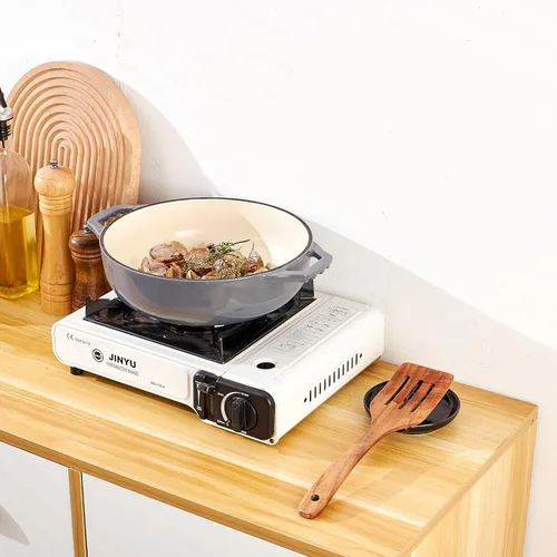 Vista 7 de Soporte de cuchara de cerámica para la parte superior de la estufa, soporte grande para utensilios de cocina para encimera de cocina, espátula