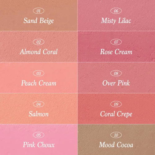Vista 3 de dasique Lápiz labial Mood Blur 08 Over Pink, 0.03 oz (0.9 g)