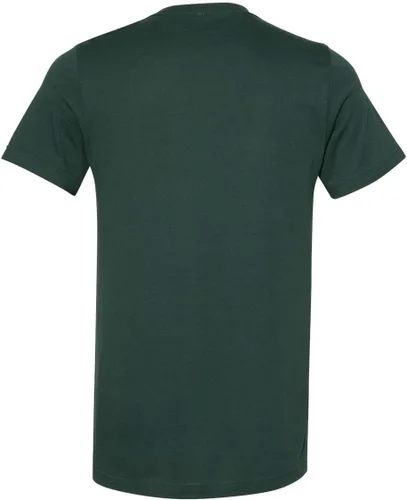 Vista 2 de Bella + Canvas - Camiseta unisex de manga corta con cuello en V, talla XL FOREST, Bosque