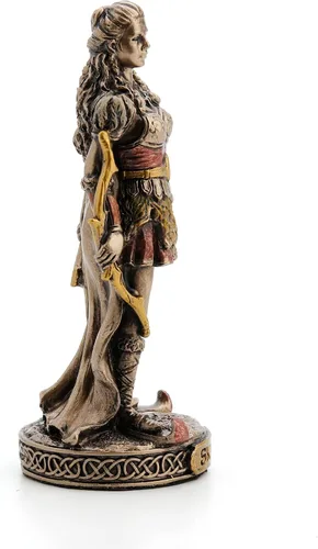 Vista 4 de Veronese Design Norse Gods - Figura en miniatura (Skadi, Bronce)