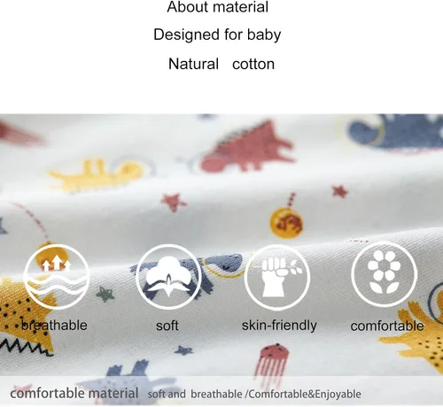 Vista 232 de pureborn Mameluco de algodón súper suave para bebés niños y niñas de 0 a 24 meses