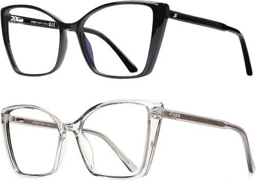 Vista 7 de Gafas de Bloqueo de Luz Azul para Mujeres, de Gran Tamaño con Estilo Ojo de Gato para Computadora y Videojuegos Antirreflejos y Anti-UV RF6204 Verde