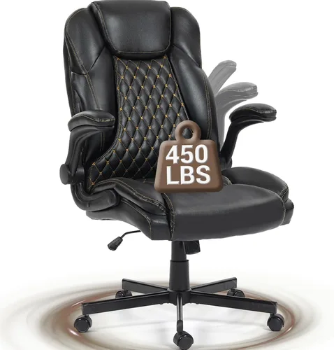 Vista 9 de Silla de oficina de masaje con reposapiés, sillas ejecutivas de calefacción por vibración de 6 puntos, silla ejecutiva ergonómica para oficina
