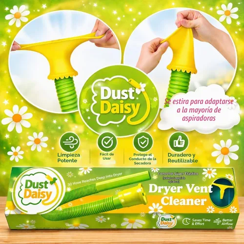 Vista 2 de Dust Daisy - Kit limpiador de ventilación para secadora, 30 pulgadas