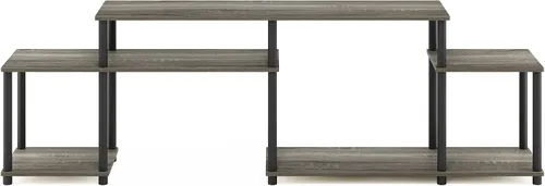 Vista 93 de Furinno 11191BK THE Centro de Entretenimiento Soporte para TV, Negro