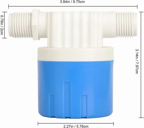 Vista 3 de Válvula de flotador Válvula de control de nivel de agua automática lateral