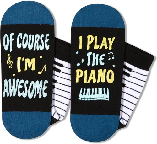 Vista 4 de Zmart Regalos divertidos para pianistas, regalos de música, regalos de piano para mujeres, hombres y adolescentes, regalos para amantes del piano