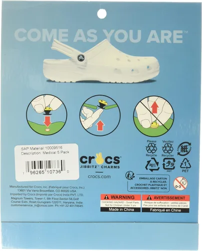 Vista 2 de Crocs Jibbitz - Paquete de 5 dijes para zapatos de ocupación Jibbitz para Crocs