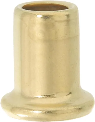 Vista 2 de B&P Lamp® Cuello de acero estampado de 1", chapado en latón