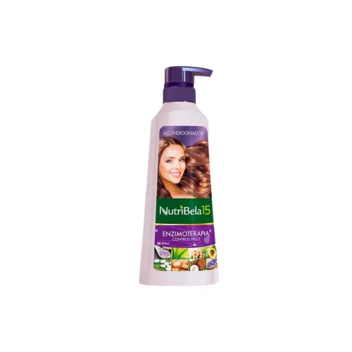 Vista 3 de Nutribela 10 Enzimoterapia (paquete de 3) Nutribela Champú Enzimoterapia 13.5 fl oz + Nutribela Acondicionador 13.5 fl oz + Nutribela Tratamiento
