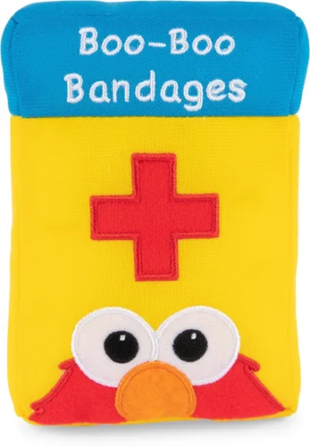 Vista 8 de GUND Sesame Street - Juego de chequeo oficial de Furry Friends Forever Elmo & Tango, juego sensorial de felpa prémium para edades de 1 año