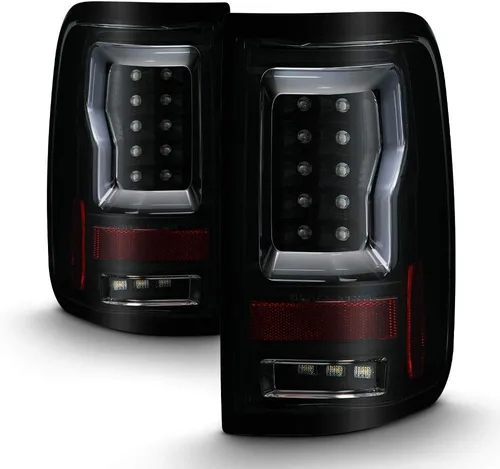 Vista 8 de AKKON - Compatible con Ford F150 2004-2008 [Styleside] Barra de tubo de tira LED negro luces traseras izquierda del conductor y lado derecho