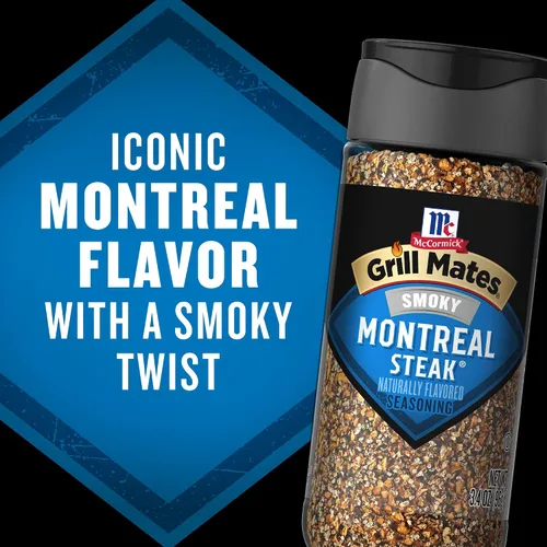 Vista 5 de McCormick Grill Mates Smoky Montreal - Condimento para carne, 3.4 onzas