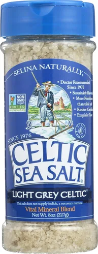 Vista 10 de Celtic Sea Salt - Sal marina con molinillo celta, color gris claro