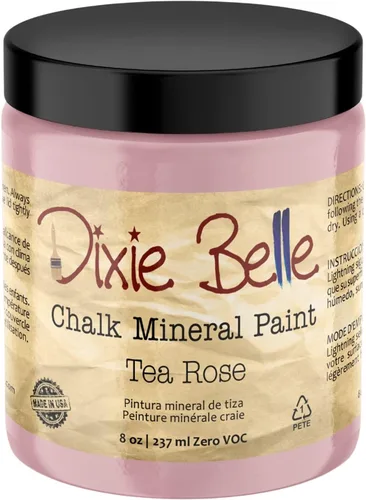 Vista 168 de Pintura para muebles con acabado de tiza Dixie Belle Paint Company - Amatista (4oz) - Pintura mineral de tiza chic púrpura profundo mate