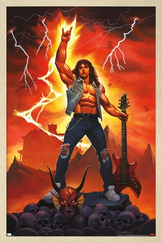 Vista 10 de Trends International Netflix Stranger Things: Season 4 - Póster de roca en la pared, 14.725 x 22.375 pulgadas, versión enmarcada de madera