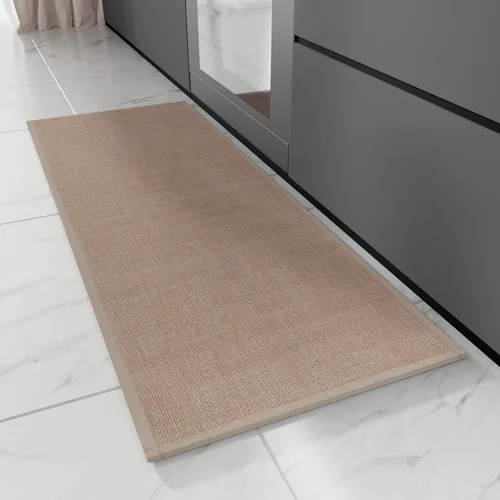Vista 18 de Hargiis Alfombra de cocina de goma antideslizante, lavable, absorbente para piso, lavable a máquina, para frente del fregadero, puerta, lavandería