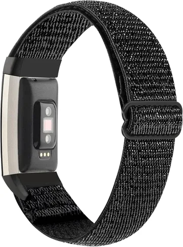 Vista 8 de YONWORTH - Banda elástica ajustable para reloj compatible con Fitbit Charge 2. Correa de nailon elástica, suave para muñecas. Pulsera deportiva