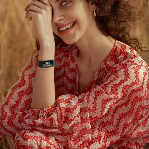 Vista 5 de Bandas elásticas trenzadas para Fitbit Charge 5/Fitbit Charge 6 para mujeres y hombres, correas elásticas de nailon para Fitbit Charge 5/Charge 6