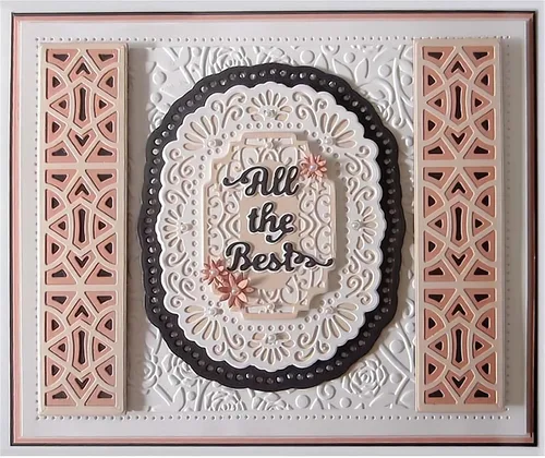 Vista 4 de All The Best Words Greetings - Troqueles de corte de metal para manualidades, álbumes de recortes, plantillas en relieve, álbum, tarjetas de regalo