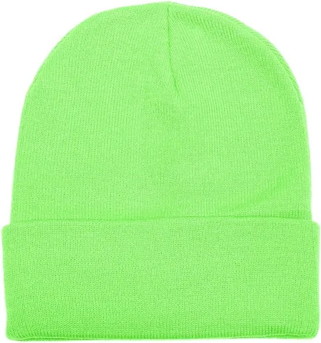Vista 35 de Gelante Gorro Beanie de Punto Cálido con Dobladillo Liso para Hombres y Mujeres Gorra de Calavera. Azul aguamarina