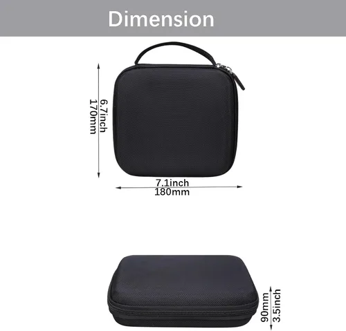 Vista 5 de Estuche de transporte EVA a prueba de golpes compatible con Amicool Unidad de DVD externa USB 3.0 USB C Grabador de CD CD/DVD +/-RW Unidad Óptica