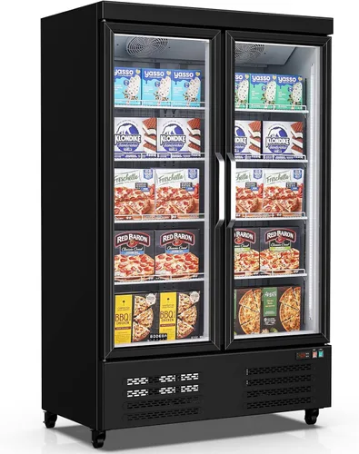 Vista 10 de BODEGA COOLER - Congelador comercial vertical, 1 puerta de pie con puerta de cristal, gran capacidad de 18 pies cúbicos, rango de temperatura de -15