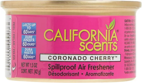 Vista 3 de Ambientador y neutralizador de olores en lata de California Scents, juego de 12 latas a prueba de derrames para el hogar y el automóvil, aroma a