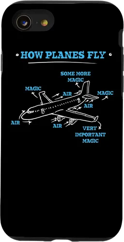 Vista 18 de Regalo de avión para pilotos y nerds de aviación - Funda Wie para iPhone 17