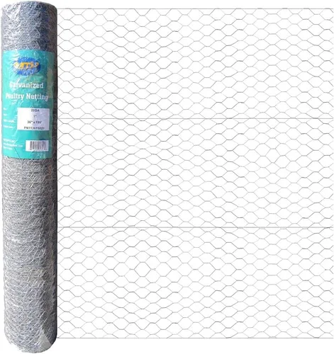 Vista 18 de MTB 20GA - Alambre hexagonal galvanizado para aves de corral, 12 pulgadas x 25 pies x 1 pulgada