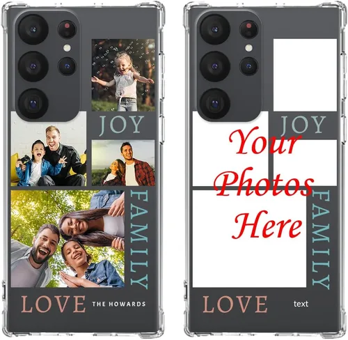 Vista 20 de Funda de teléfono personalizada para Galaxy S23, funda para múltiples fotos con parachoques de TPU ultra delgada, collage personalizado de múltiples