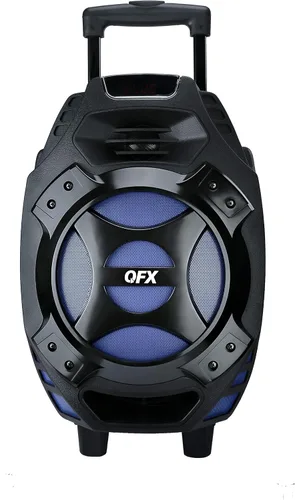 Vista 10 de QFX PBX-61081BT/RD bocina Bluetooth portable para fiestas Plateado