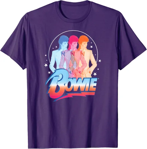 Vista 48 de David Bowie - Camiseta Bowie 3D, Negro