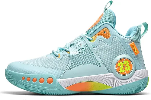 Vista 2 de KEMTAT Men's Training Basketball Shoes Mandarin Duck Breathable Practical Basketball Shoes Sports Shoes