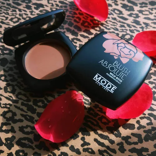 Vista 4 de MODE Matte Sunkissed Nude Terracotta Blush Absolute ALL WAYS FOXY - Polvo prensado suave color mejilla, rubor natural de larga duración compacto ALL