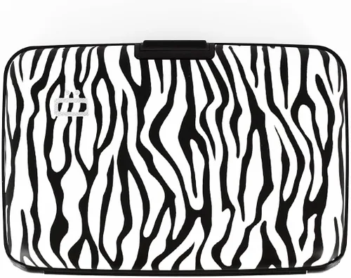 Vista 7 de ÖGON -DESIGNS- Portatarjetas de aluminio, protección RFID contra fraude y desmagnetización, billetera compacta, funda inteligente modelo STOCKHOLM V1