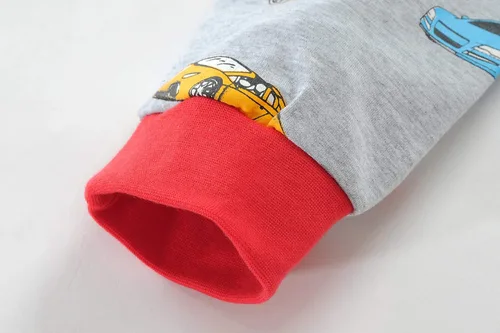 Vista 6 de Pijamas para niños pequeños, ropa de dormir de algodón de 2 piezas, conjunto de pijamas para niños de 2 a 7 años