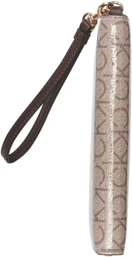 Vista 3 de Calvin Klein Artículo clave Saffiano Continental Zip Alrededor Cartera con correa de muñeca