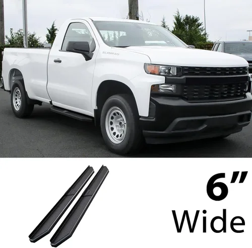 Vista 2 de HD Ridez Tablero de estilo plano negro compatible con Chevy Silverado GMC Sierra 1500 2019-2025 Regular Cab y Silverado 1500 LTD Sierra 1500 LD 2022