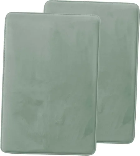 Vista 132 de Clara Clark Alfombra de Baño 24" x 17" - Alfombras de Baño, Tapete de Baño de Espuma Viscoelástica, Afelpado, Acogedor, Ultra Suave, Antideslizante