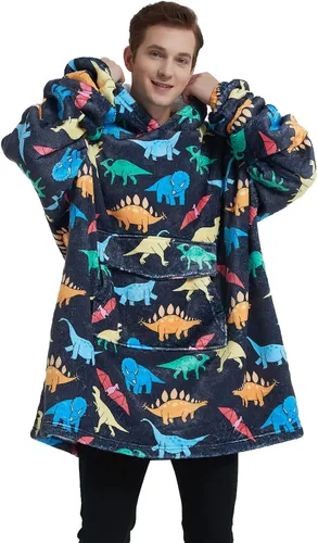 Vista 22 de Fiosnow Sudaderas con capucha de pizza y papas fritas para mujeres y hombres, sudaderas con capucha de tamaño grande para adultos, manta portátil