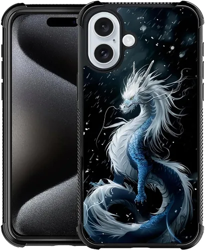 Vista 144 de CARLOCA Funda compatible con iPhone 15, increíble patrón de luz espacial nebulosa para niñas y niños, ultra protección, a prueba de golpes